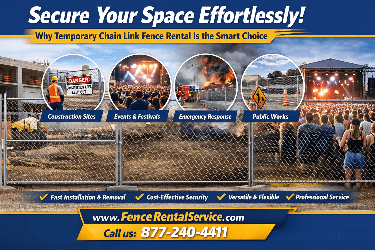 Secure Your Space Effortlessly: Why Temporary Chain Link Fence Rental Is the Smart Choice